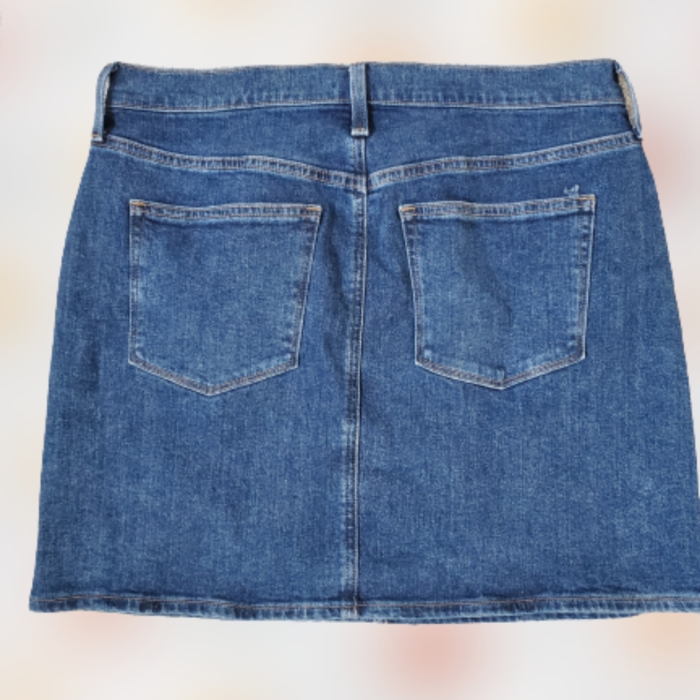 J.Crew denim mini skirt, 34", blue - Picture 6 of 10